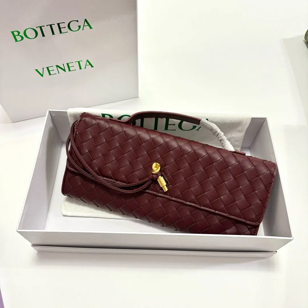 Burgundy BV Clutch in stock