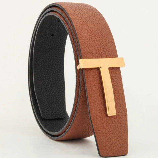 Brown T Belt preorder reversible