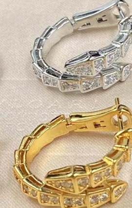 Gold and Silver earrings 990