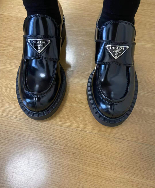 Loafers P Black pu leather preorder