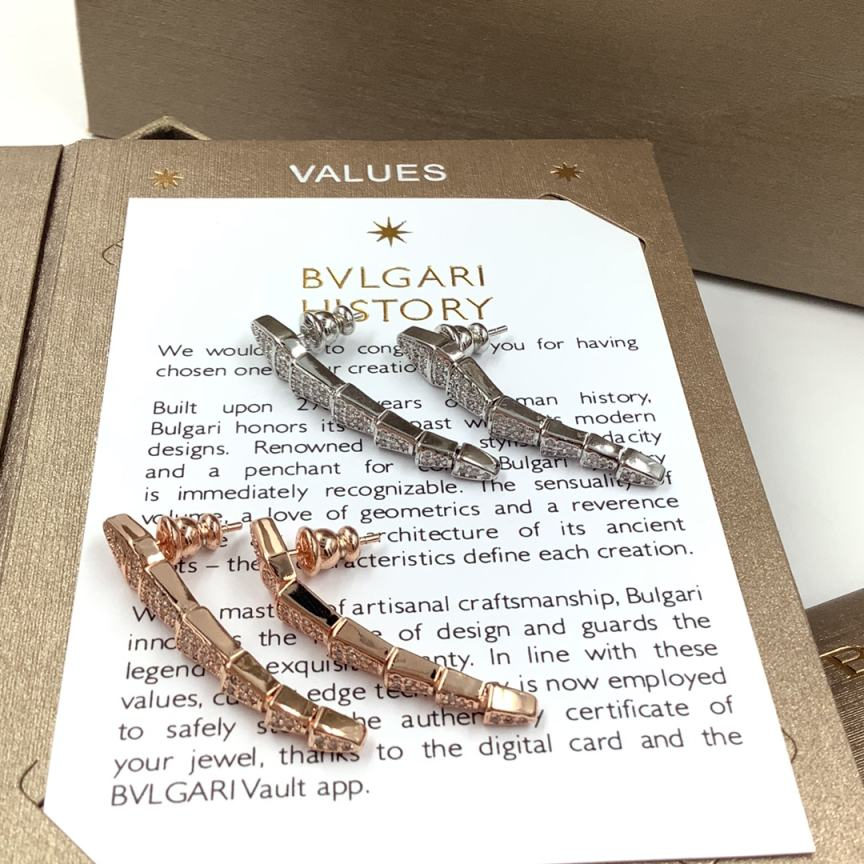 Bvlg Drop Earrings in stock