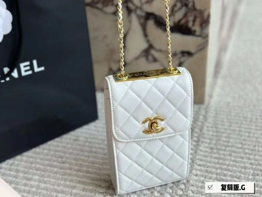 White C Phone Bag 17x11 cm preorder