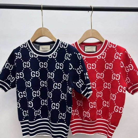 Navy and Red G Top preorder