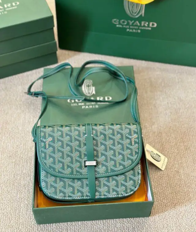 Green Gd leather Bag preorder 082