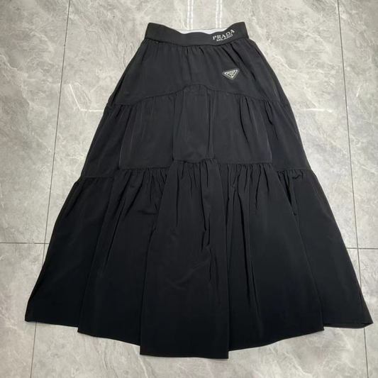 P Black Skirt