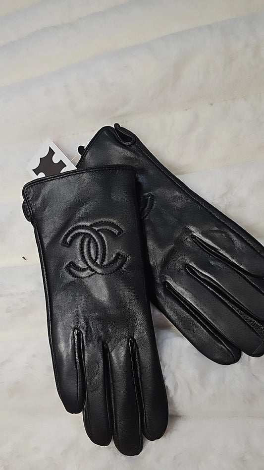 Leather C Gloves no fur. Fleece lined preorder