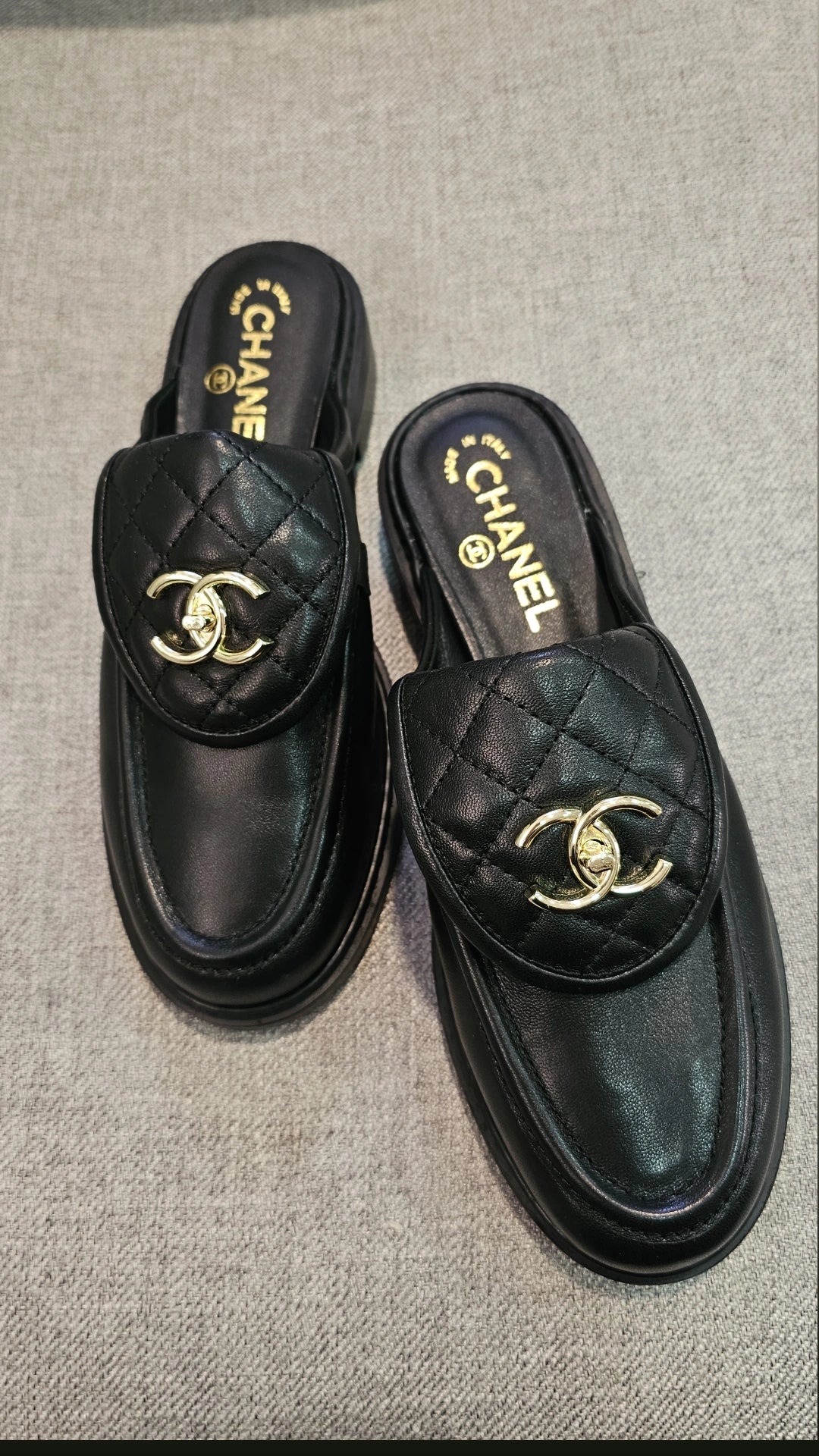 Leather C Lock Mules preorder