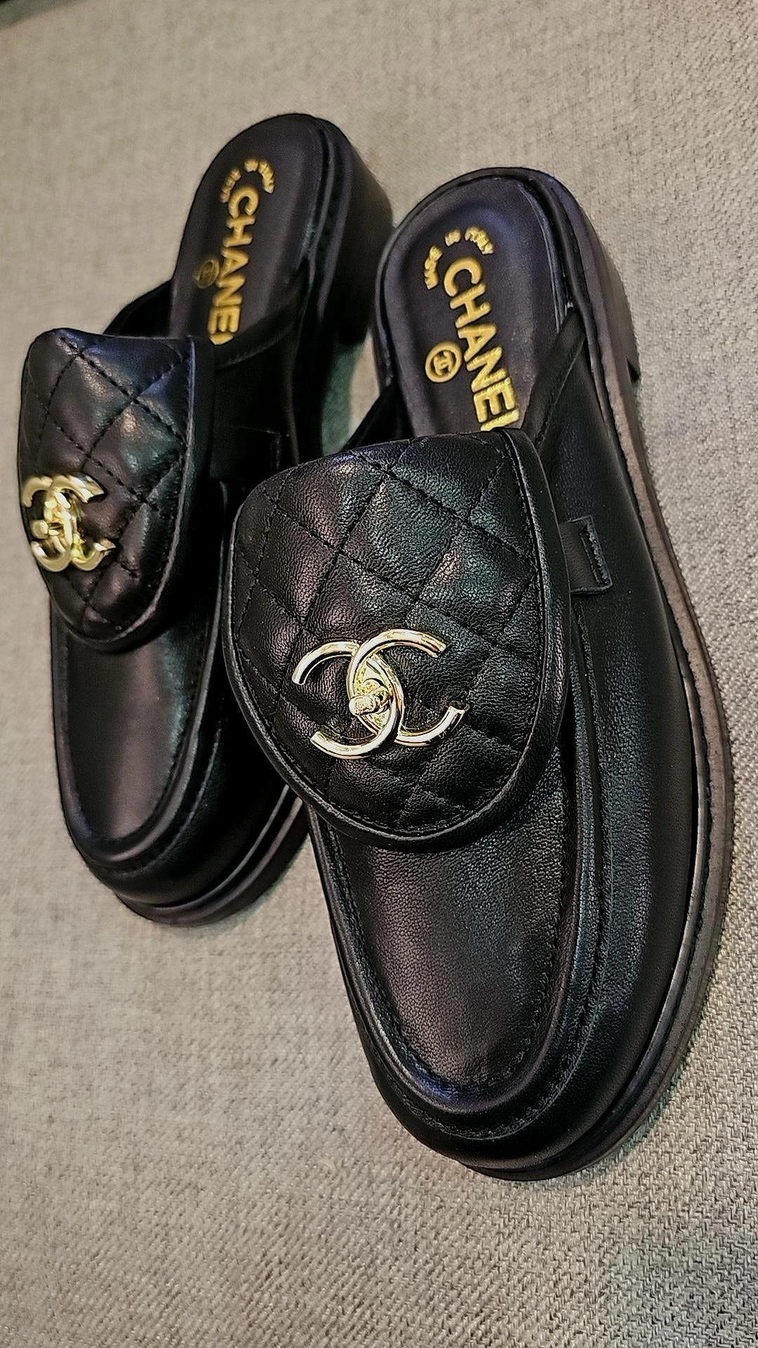 Leather C Lock Mules preorder
