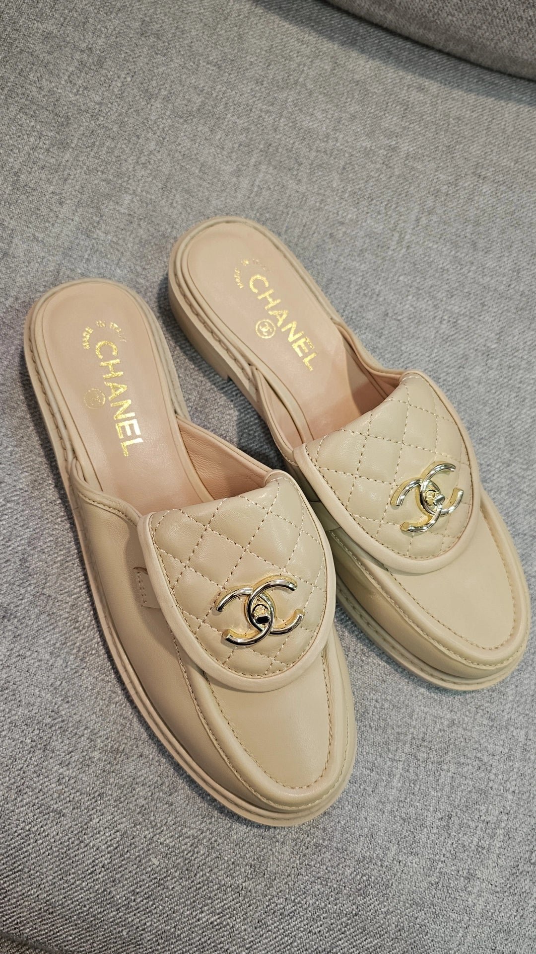 Leather C Lock Mules preorder