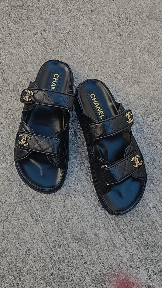 Black C Sandals preorder