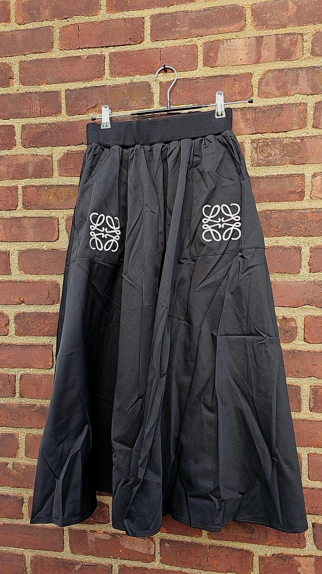 Lw Skirt Black and Tan
