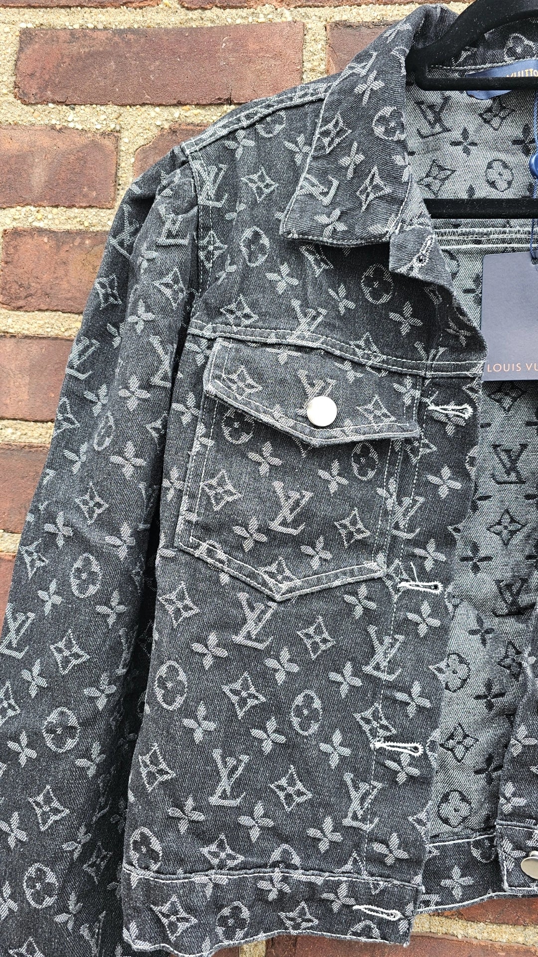 Washed Black Denim L Jacket preorder