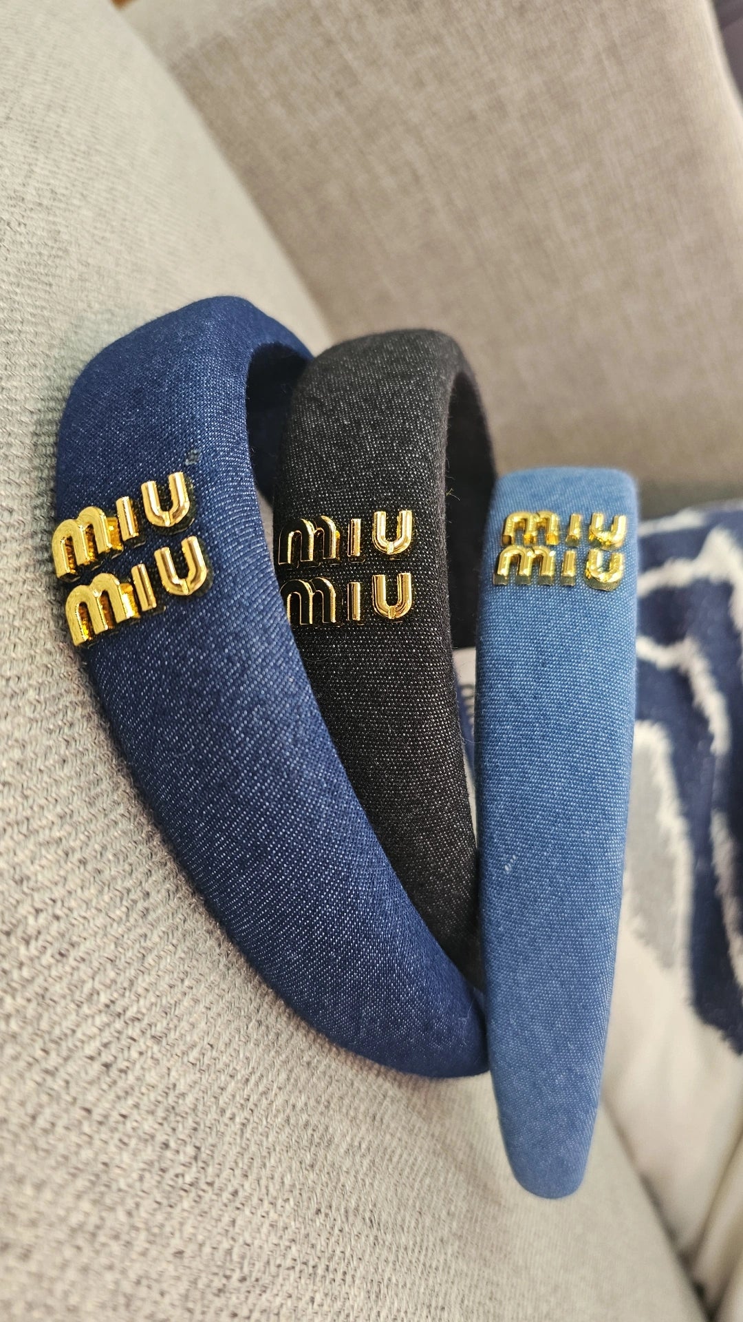 Denim MM Headbands 3 colors