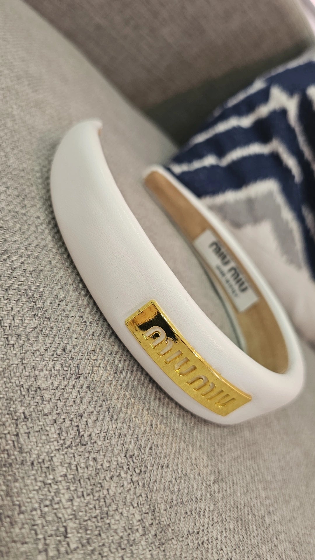MM Headbands 3 colors with gold logo