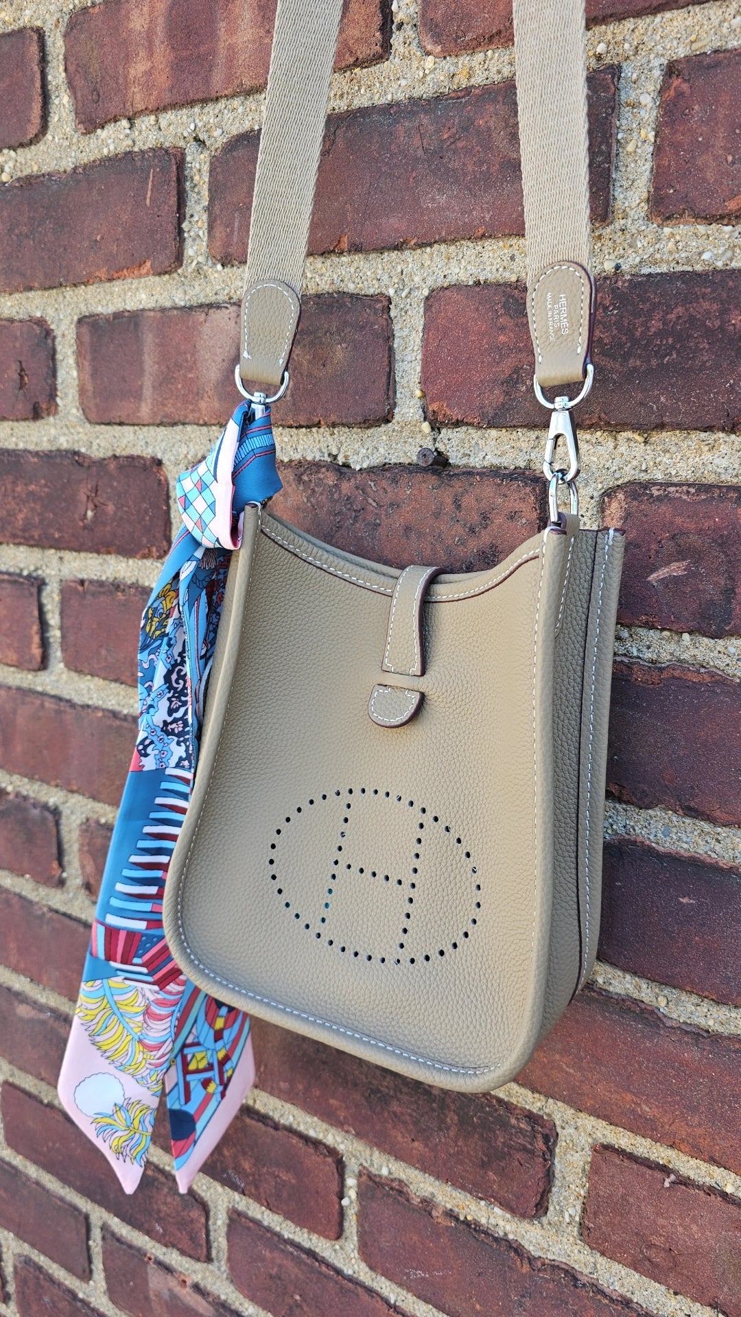 Taupe small H Bag leather preorder