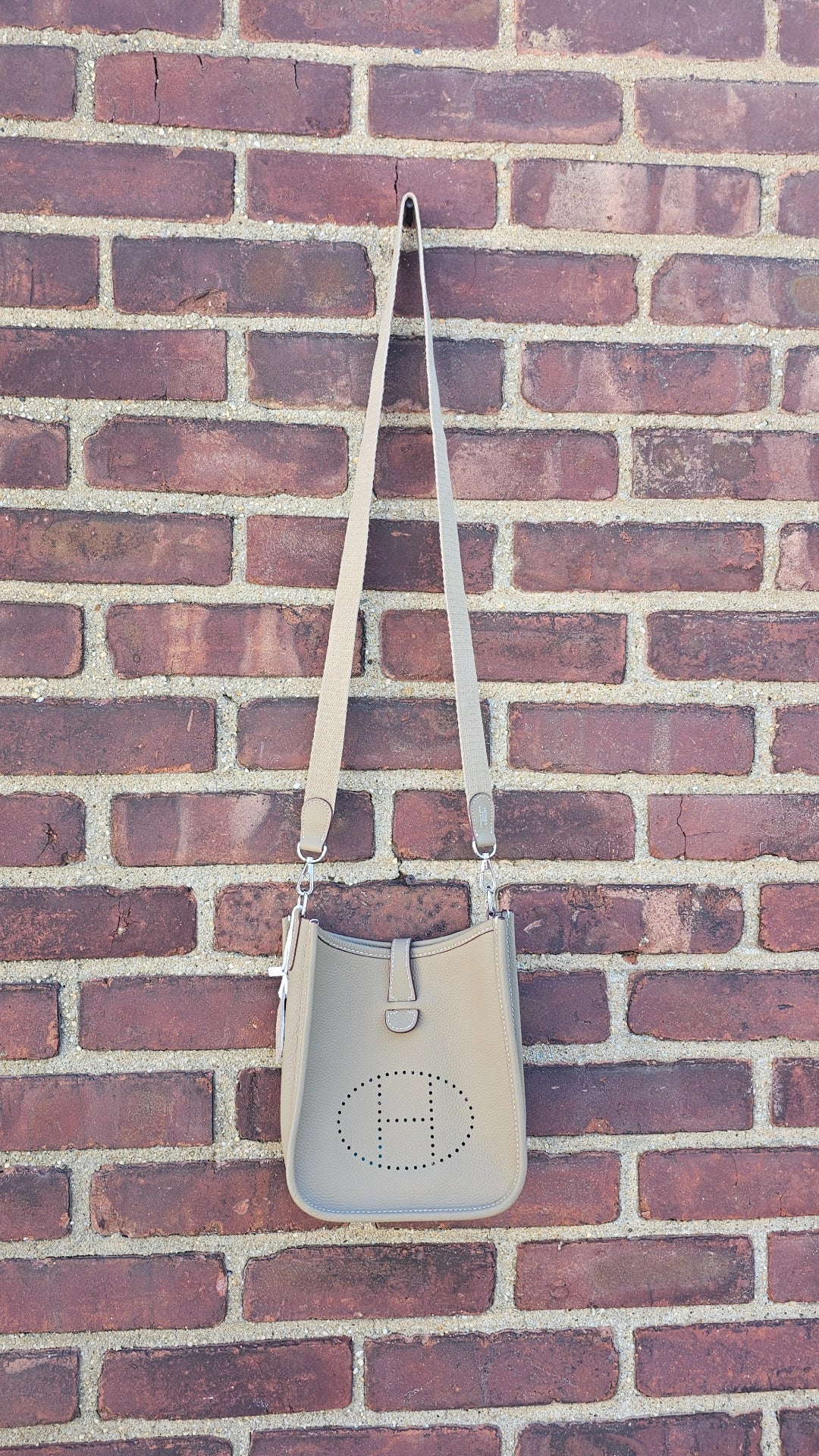 Taupe small H Bag leather preorder