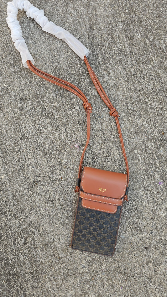 Cel Brown Phone Bag preorder