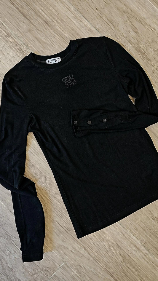 Lw Black cotton tshirt size Small