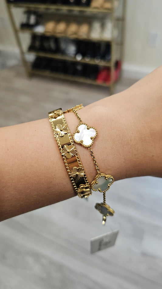 Opal VC gold plated bracelet