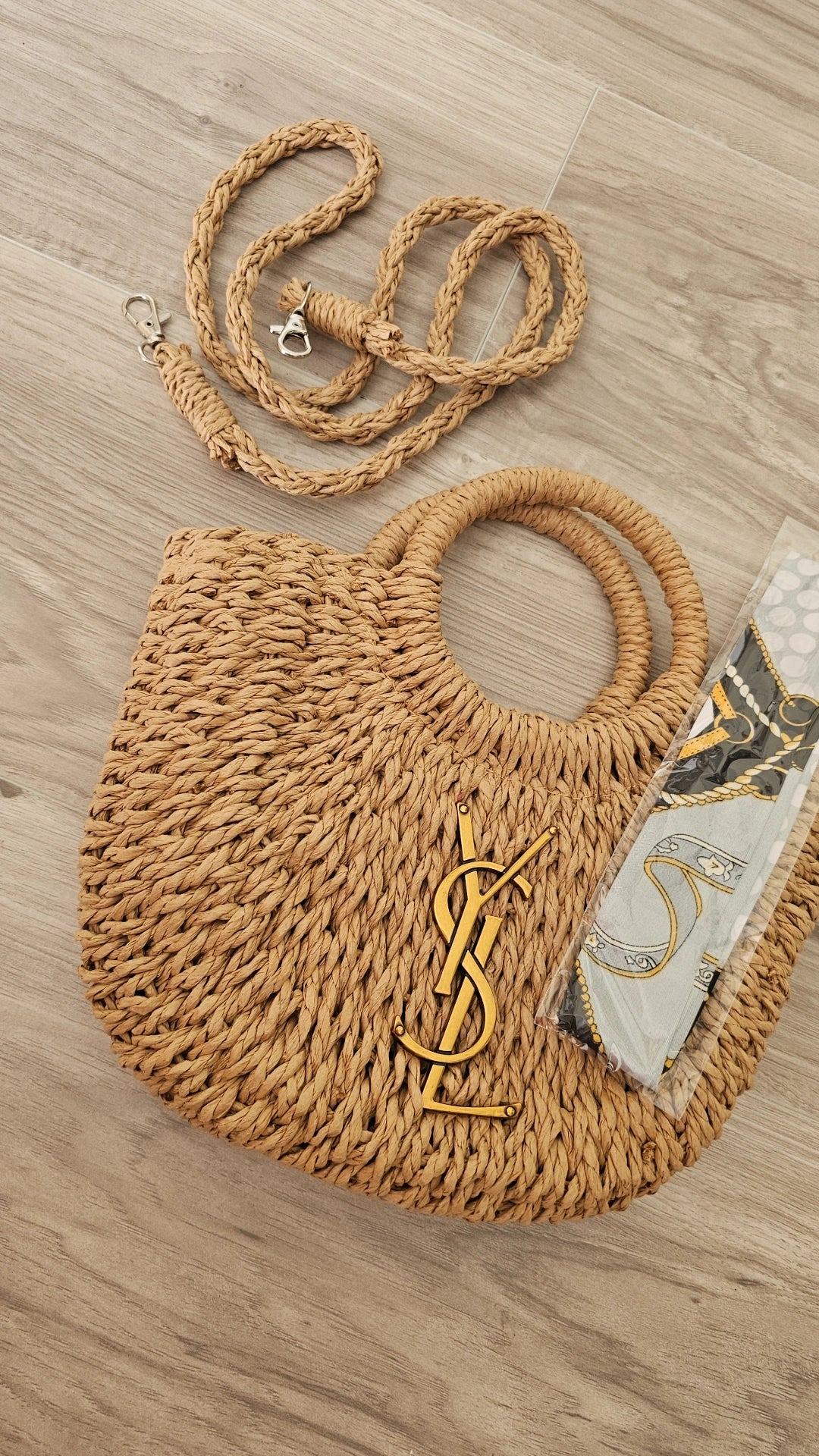 Y Wicker Summer Bag crossbody 23x19cm preorder