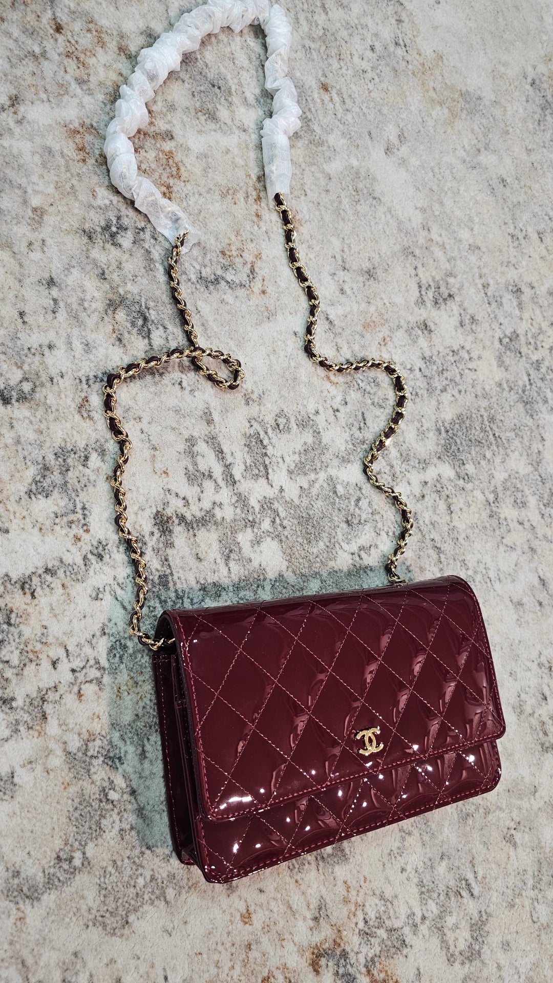 Burgundy Shiny C Bag preorder
