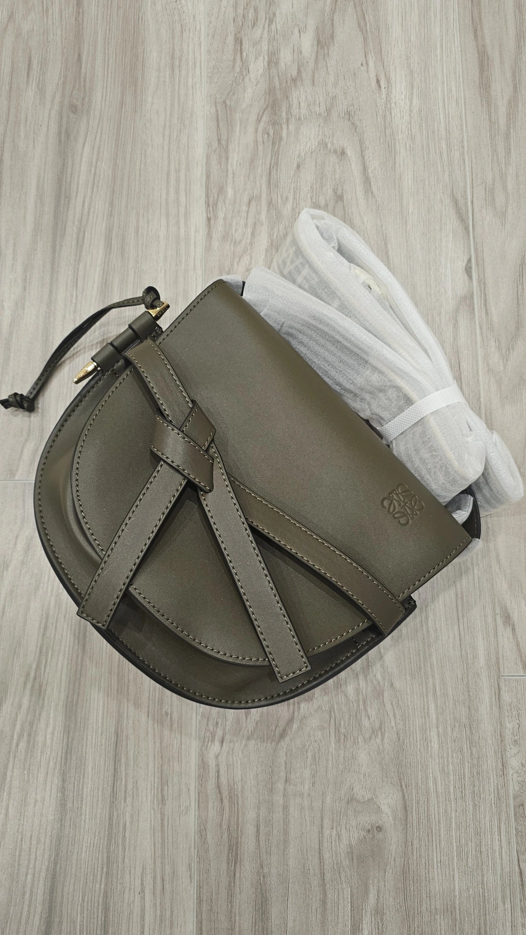 Hunter Green LW Crossbody Bag