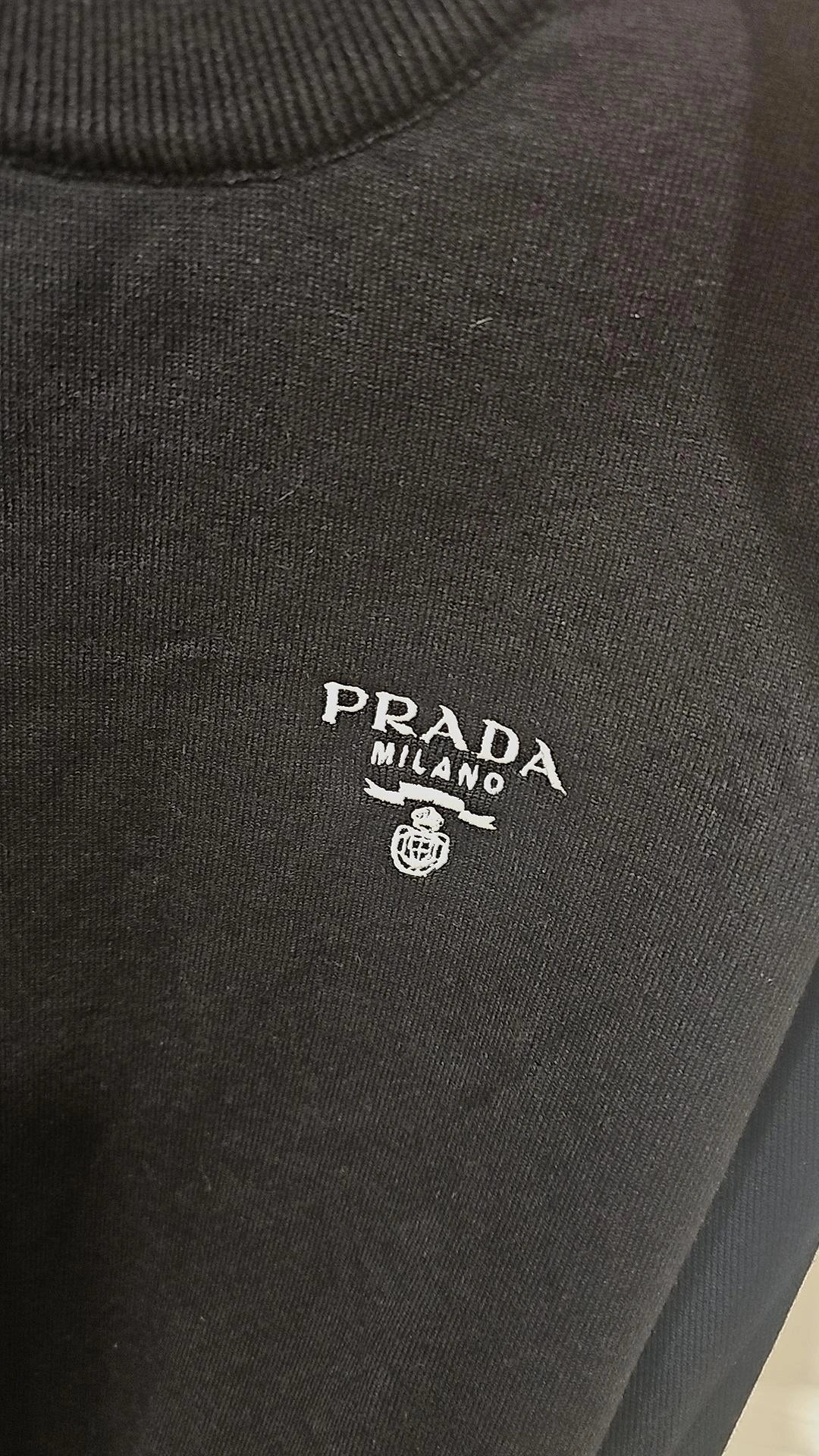 P black knit unisex Sweater runs big