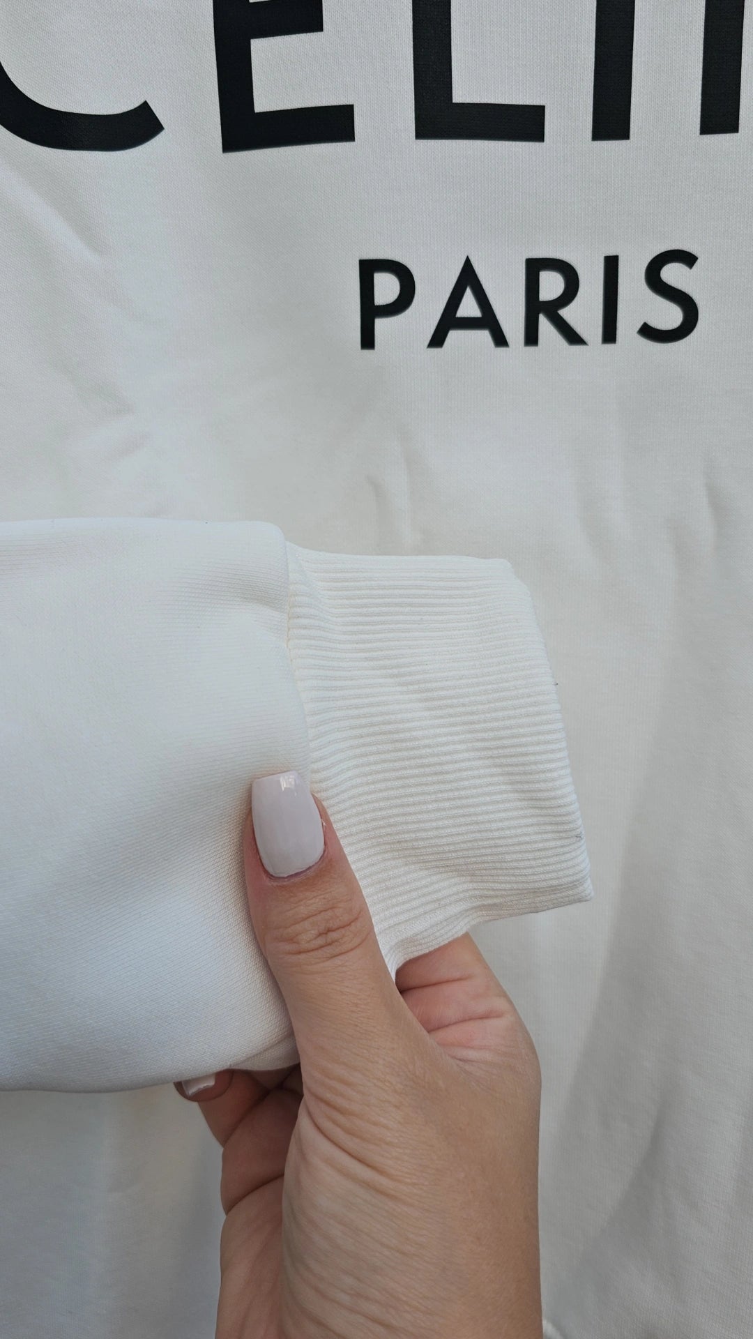 White Cel warm cozy sweater