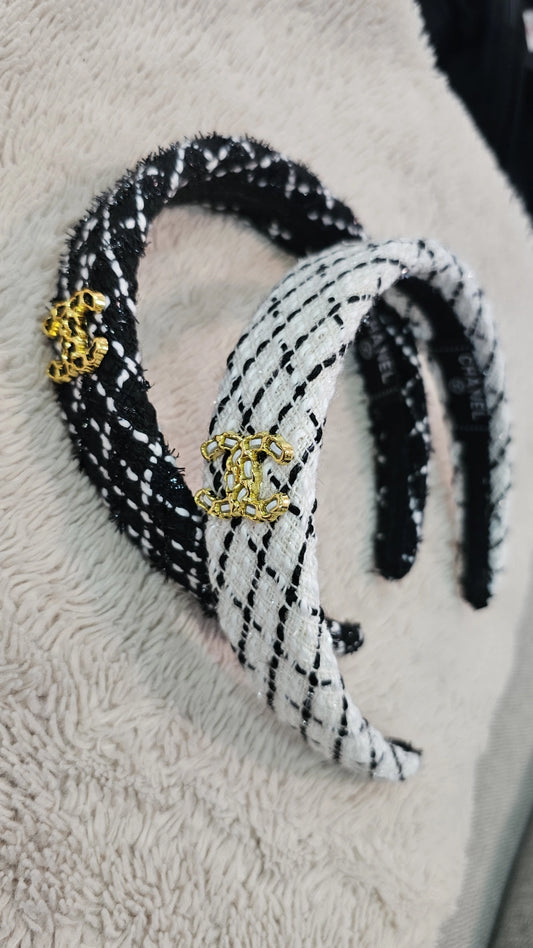 C checkered Headbands