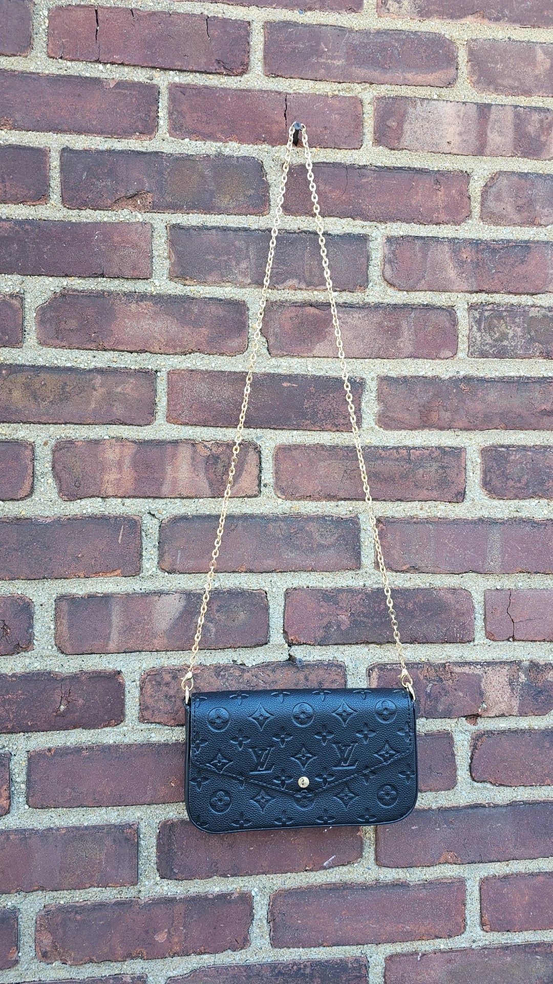 Black Rectangle L Bag with insert preorder
