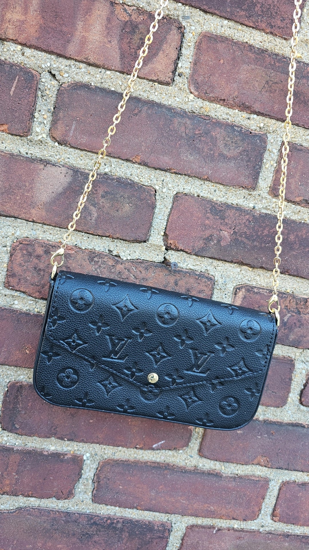 Black Rectangle L Bag with insert preorder