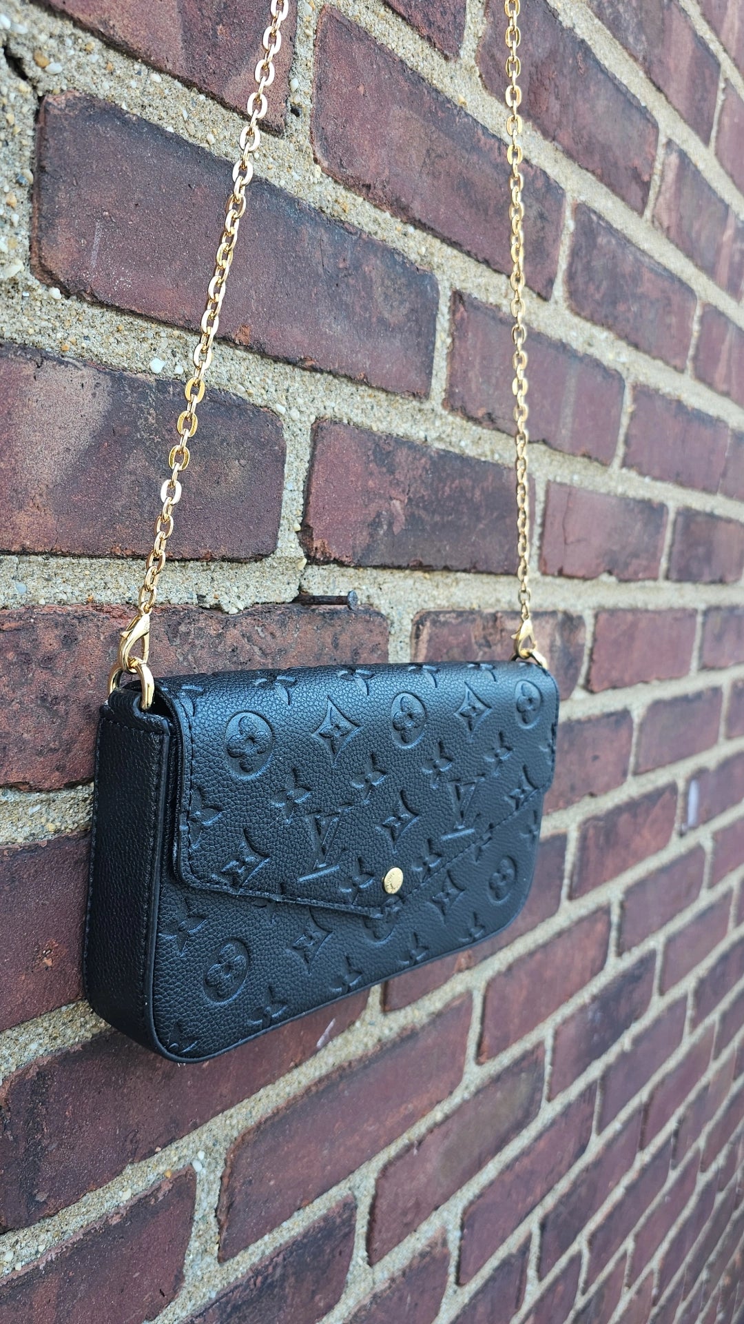 Black Rectangle L Bag with insert preorder