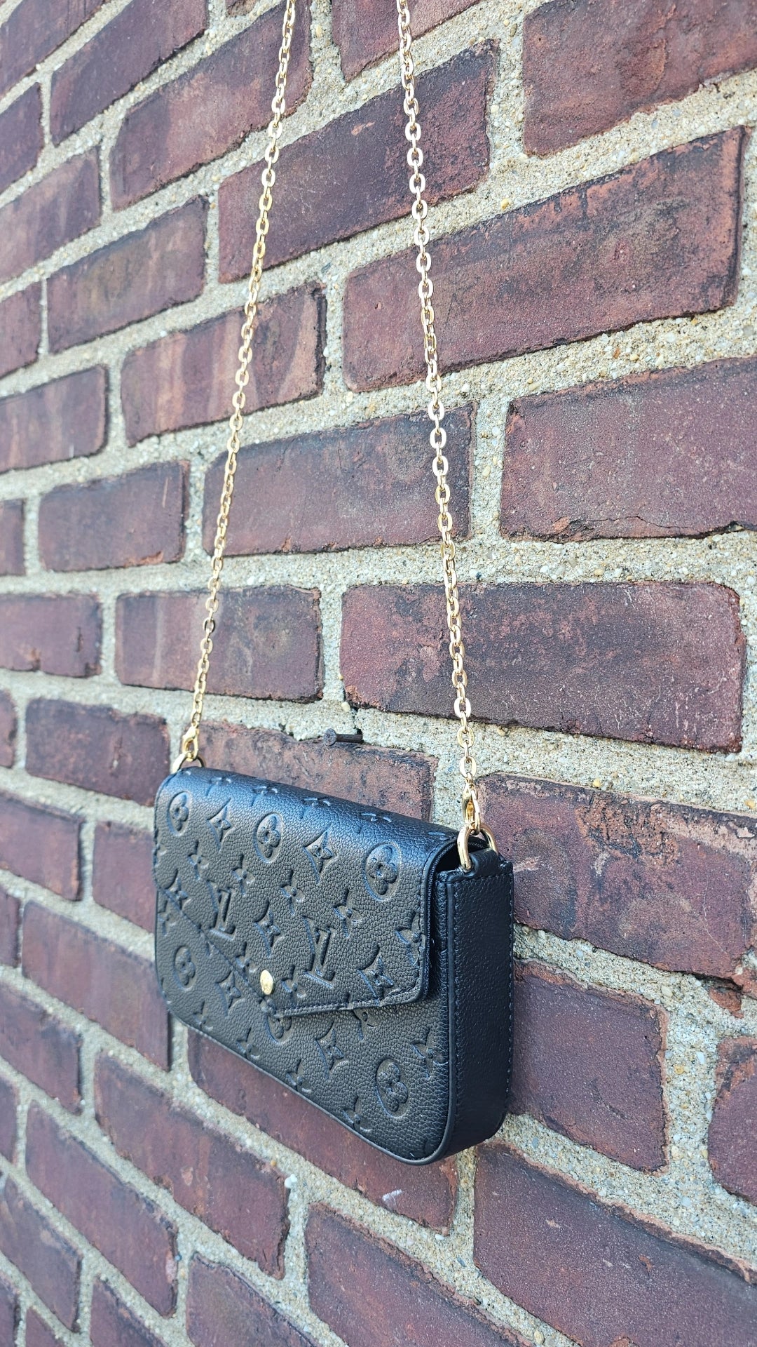 Black Rectangle L Bag with insert preorder