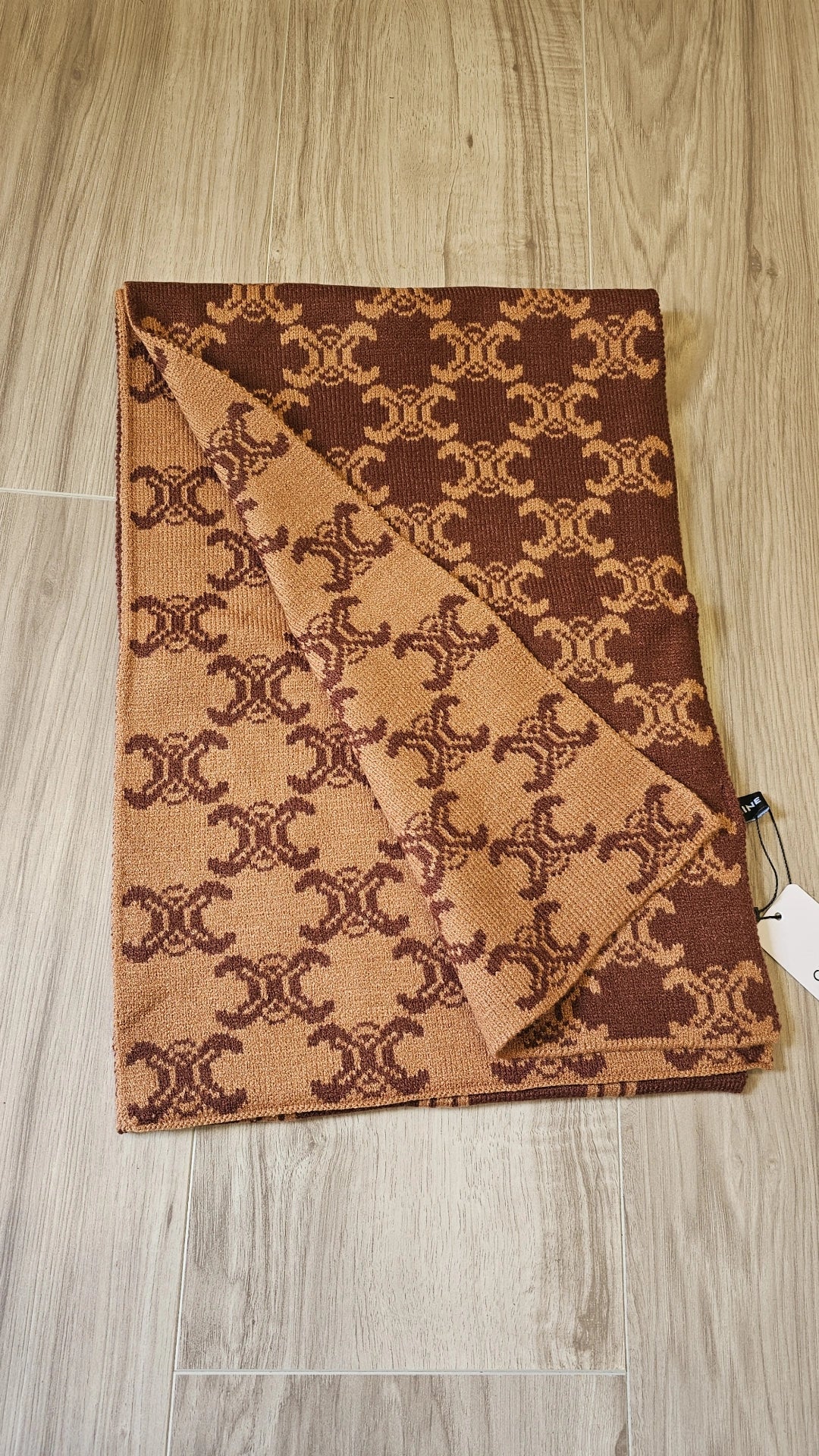 Brown Cel 12"×70" Scarf