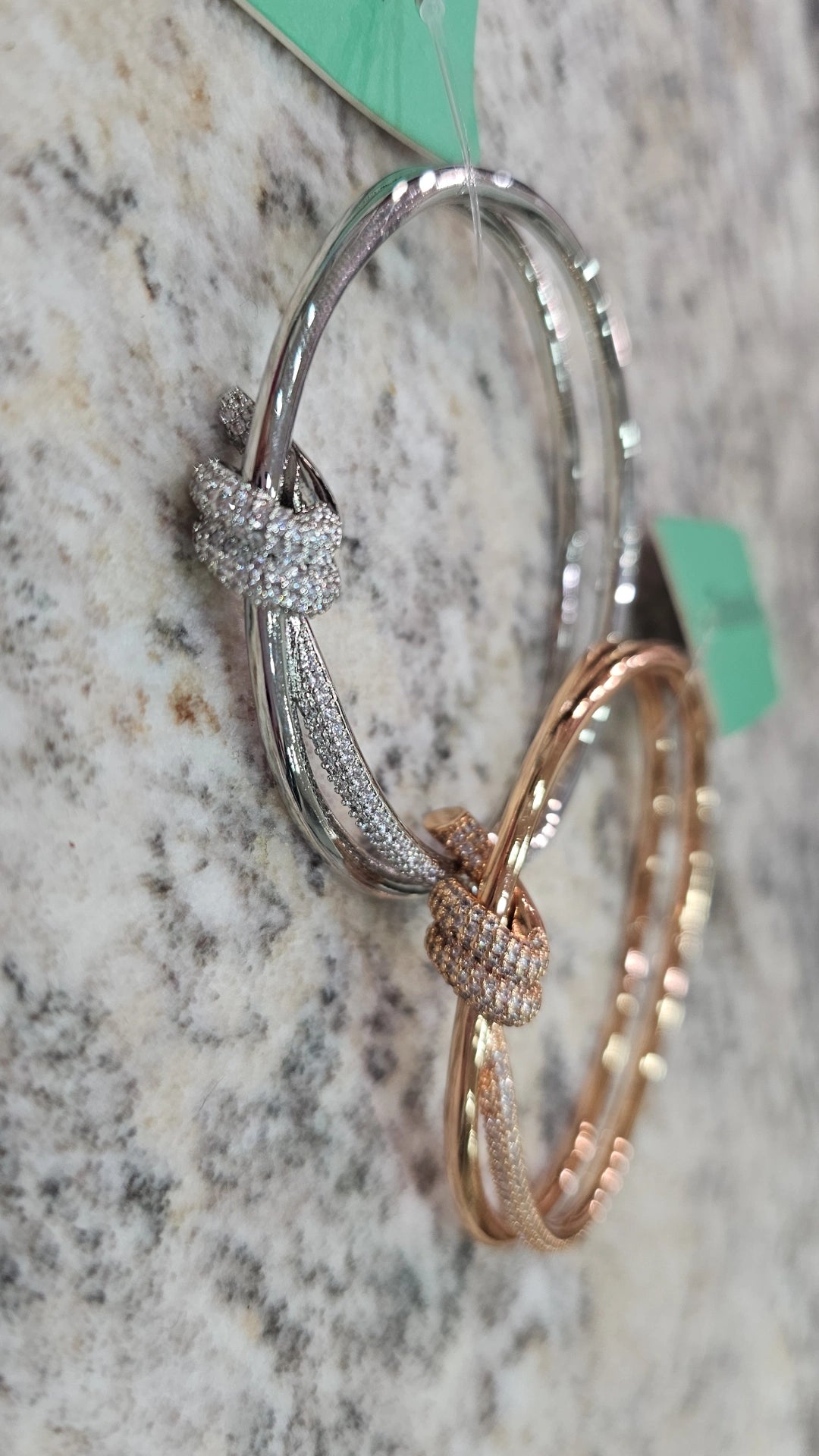 Tif Knot rose gold plated bracelet