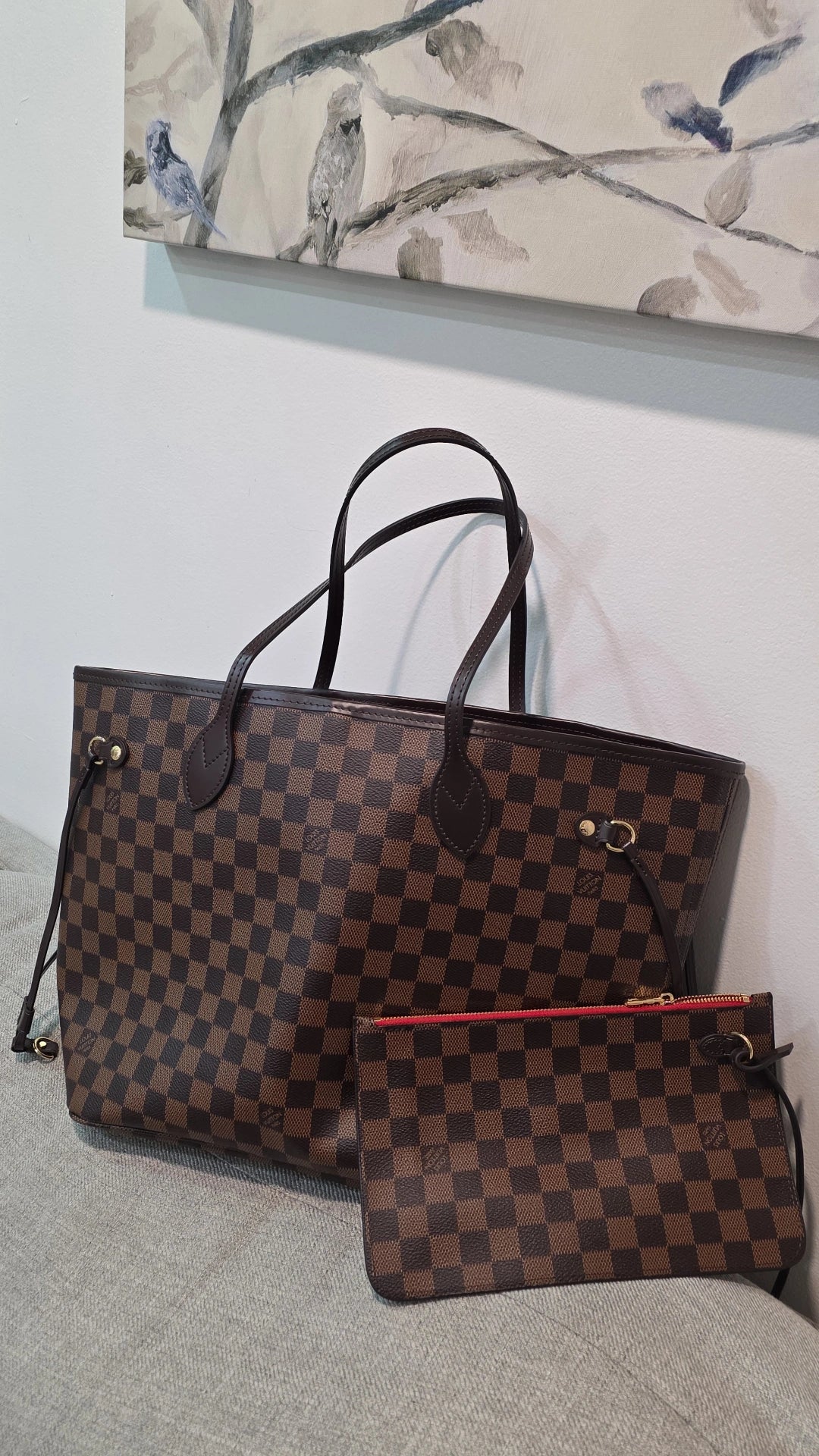 Brown L tote bag 32x28cm preorder