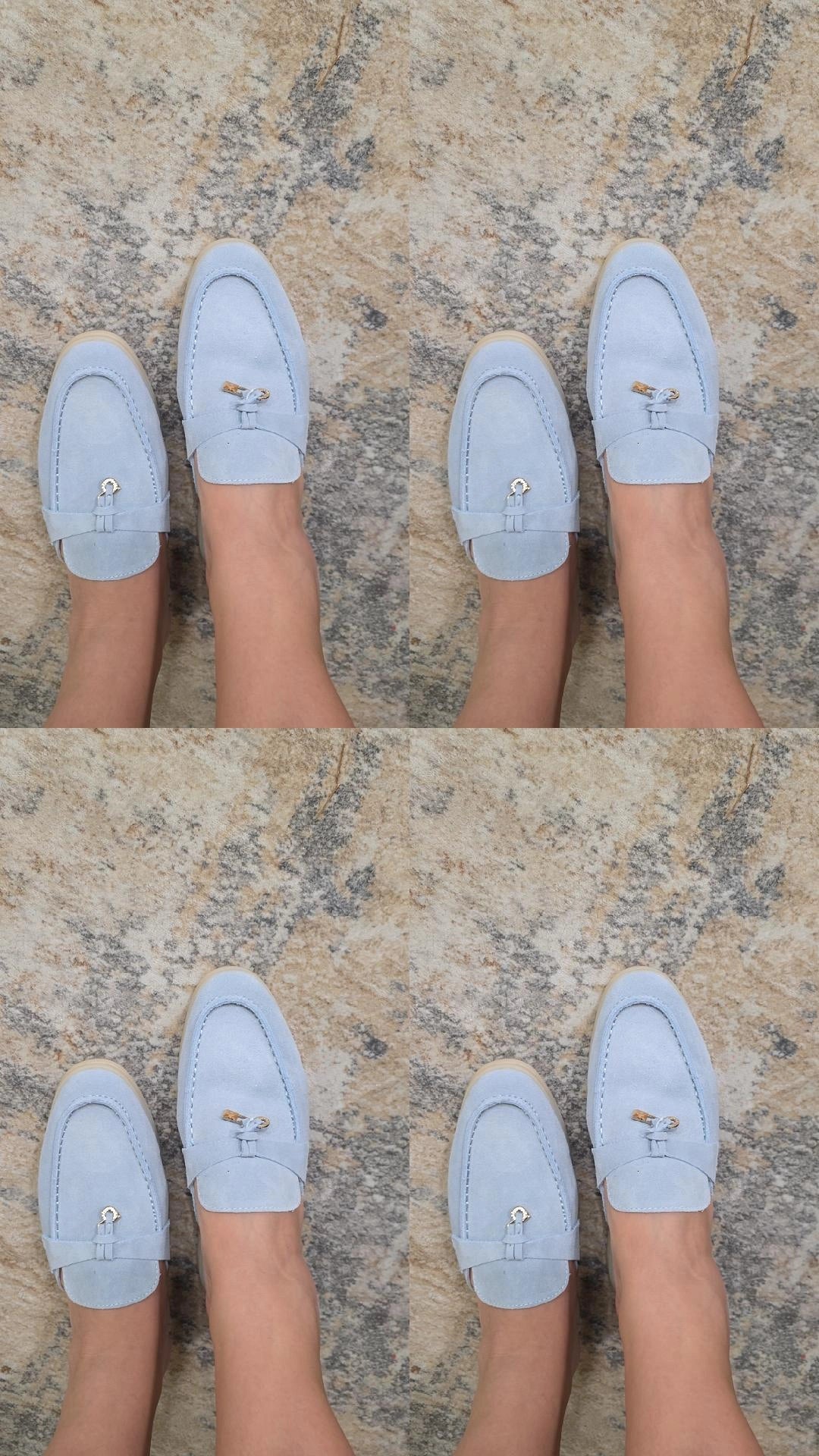 Light Blue LP Mules preorder