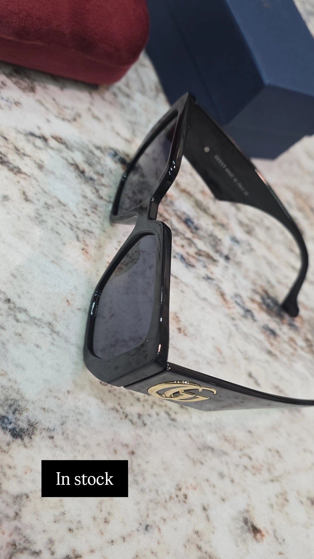 G Black sunglasses preorder