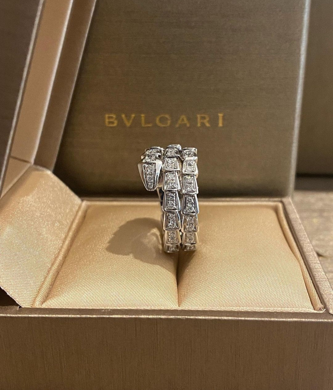 Double Wrap arnd silver B ring