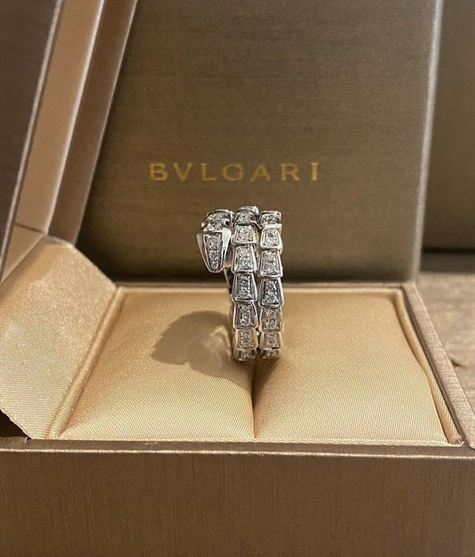 Double Wrap arnd silver B ring