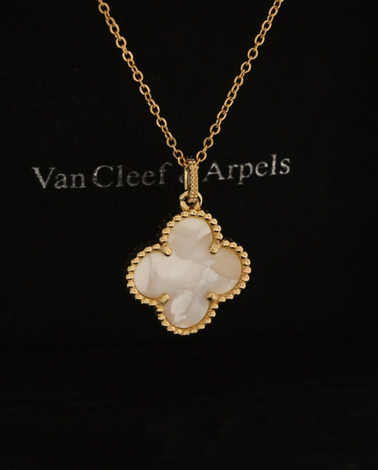 V Gold Plated opal Necklace in stock