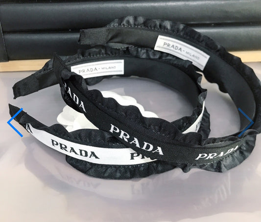 P Headband black/white