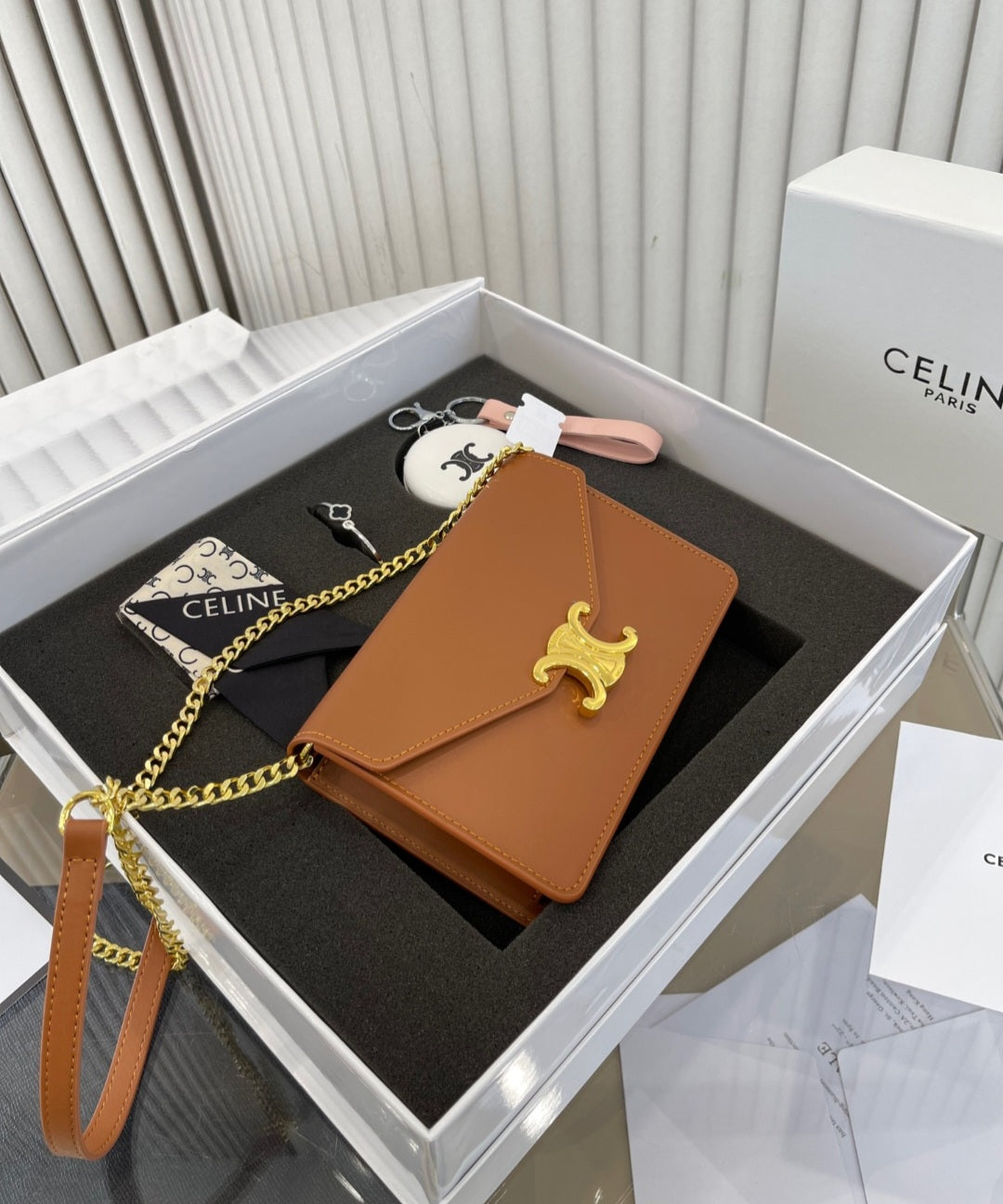 Brown Cel Bag