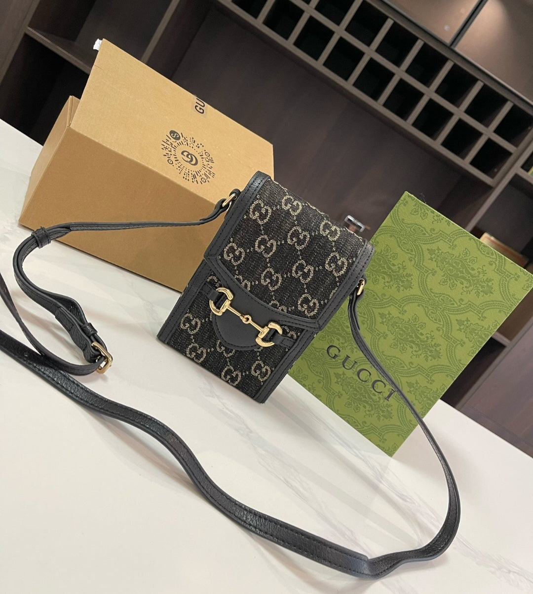 G Navy Phone Bag