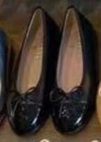 Black C Flats patent leather tip preorder