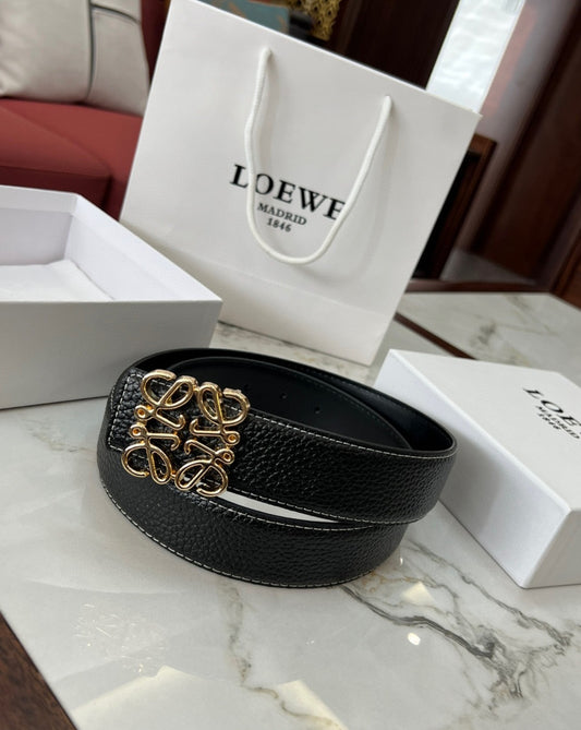 Black Lw leather Belt preorder
