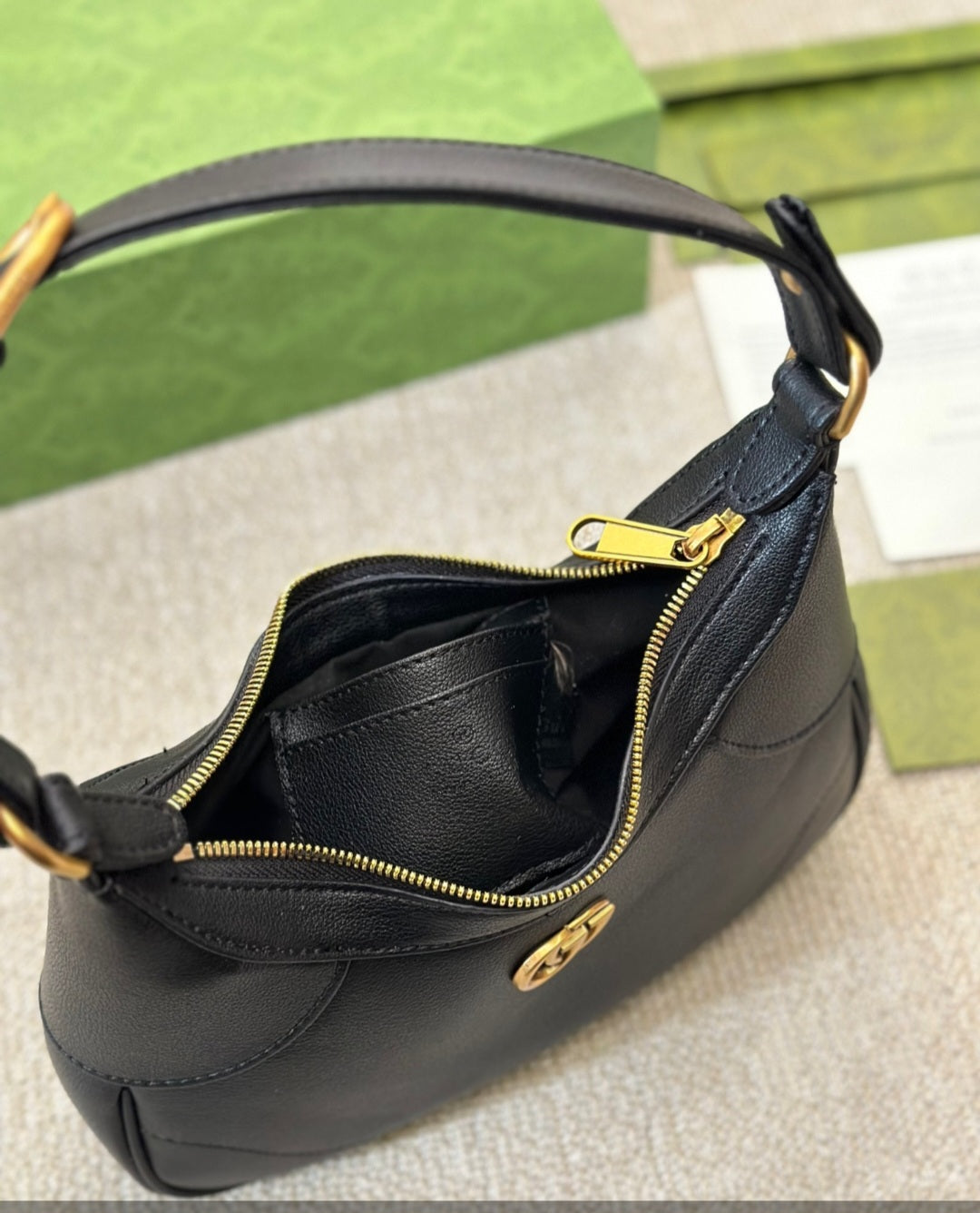 G Black shoulder bag preorder