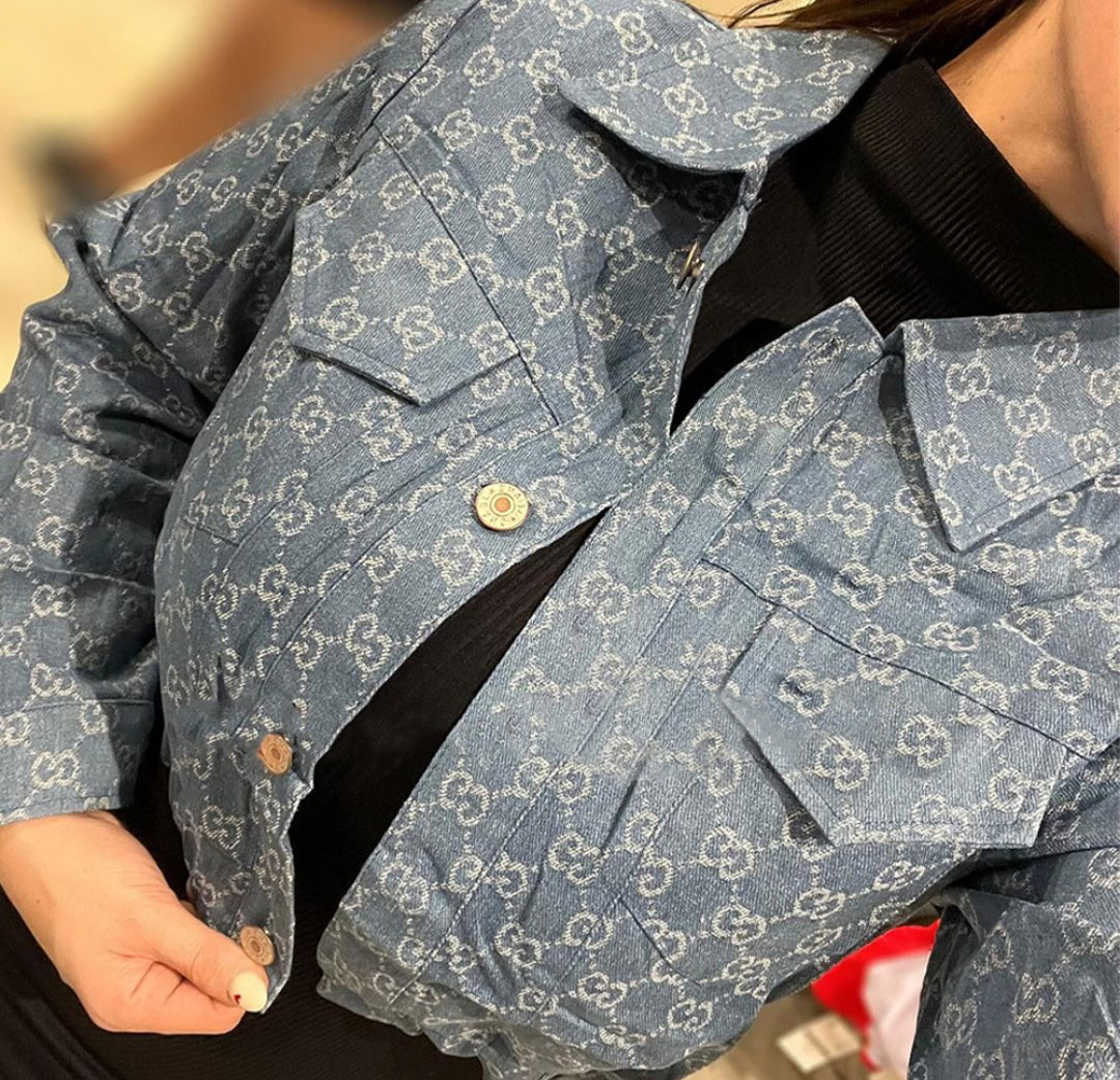 Crop Denim G Jacket preorder