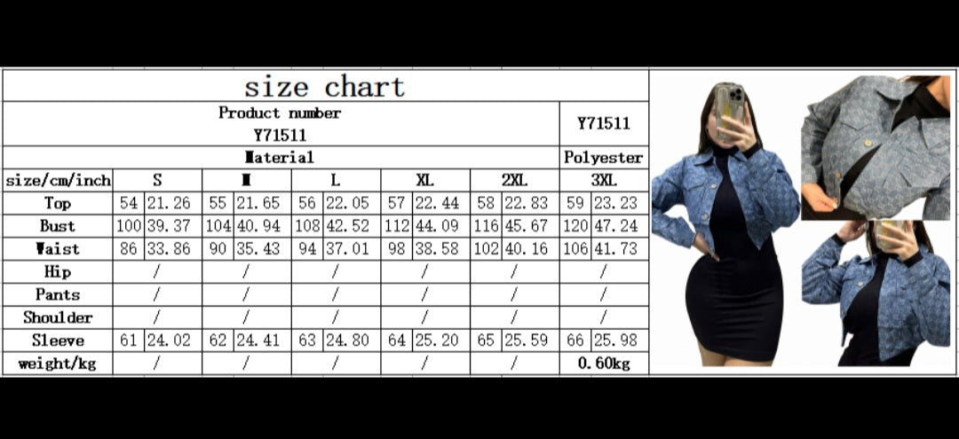 Crop Denim G Jacket preorder