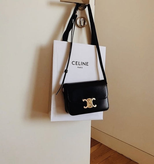 Cel Black rectangle bag